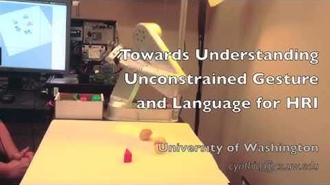 Learning to interpret gesture and language for object identification.