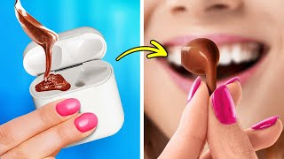 HOW TO SNEAK FOOD AND MAKEUP || Crazy Food Tricks You Will Love