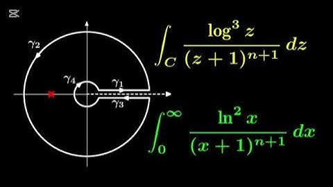 (1/2) Log Improper Integrals, keyhole contour, Harmonic number