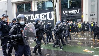 Riot Squad shooting unarmed workers in Melbourne!!