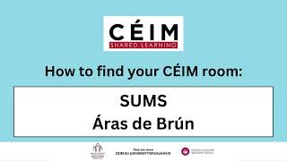 Áras de Brún - SUMS Room ADB-G023