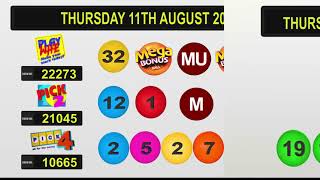 NLCB Online Draws Thursday 11th August 2022