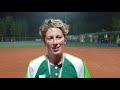 Il capitano dello Specchiasol Valeria Bortolomai dopo la conquista del titolo