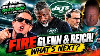 Jets vs Dolphins Postgame | FIRE AARON GLENN & FRANK REICH!! CALL GRUDEN!!