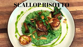 Scallop Risotto | Couch Caviar | How-To Eat Out @ Home