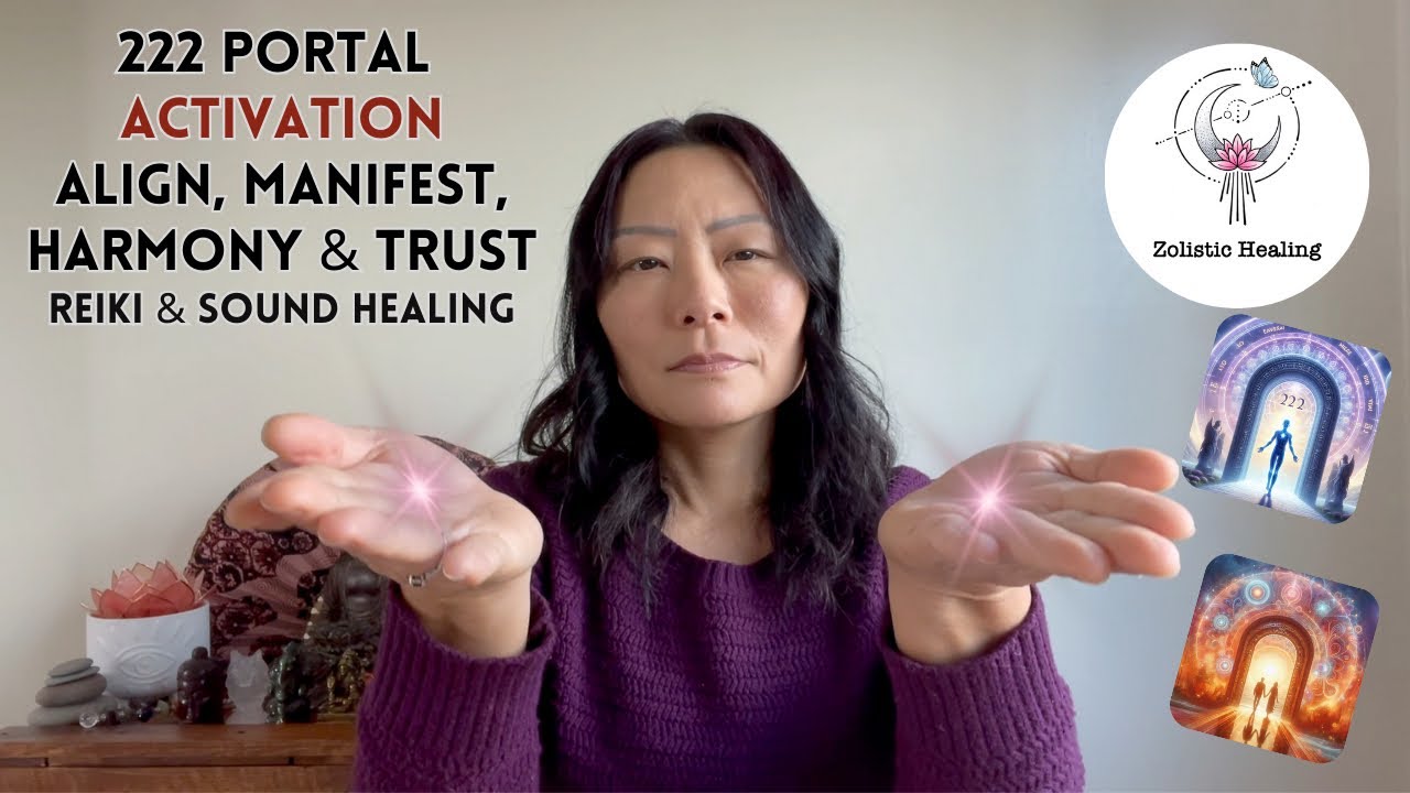 💫 222 Portal Activation 💫| Align, Manifest | Harmonious Partnerships | Reiki Energy & Sound Healing