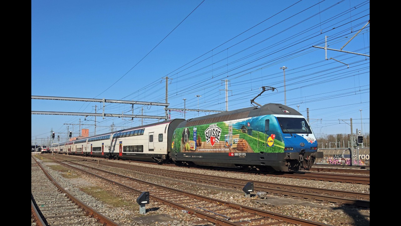 Züge in Muttenz, 27.02.2026