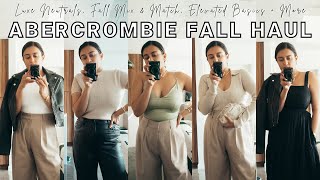 ABERCROMBIE FALL HAUL 2021 | ABERCROMBIE TRY ON HAUL | ABERCROMBIE HAUL | ABERCROMBIE CAPSULE HAUL