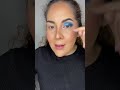 Maquillaje Glam Azul 🦋 #maquillajeazul #makeupazul #maquillajepasoapaso #maquillajeglam