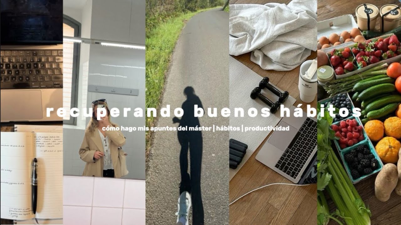 master diaries | recuperando buenos hábitos, cómo hago mis apuntes…⭐️