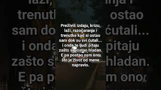Neki ožiljci se ne vide, ali promene čoveka zauvek.#zivot #mudrost #istina #snaga #motivacija #real
