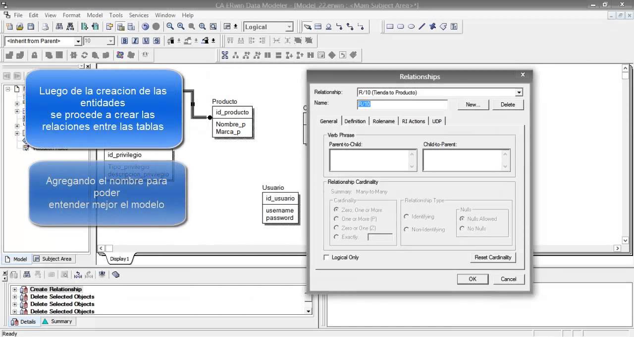 Erwin data modeller инструкция