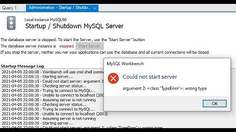 Could not start server argument 2: ⋖ class 