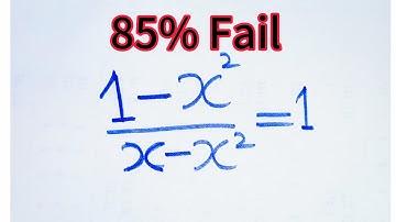A Nice Math Olympiad Algebra Problem | Can you solve this?