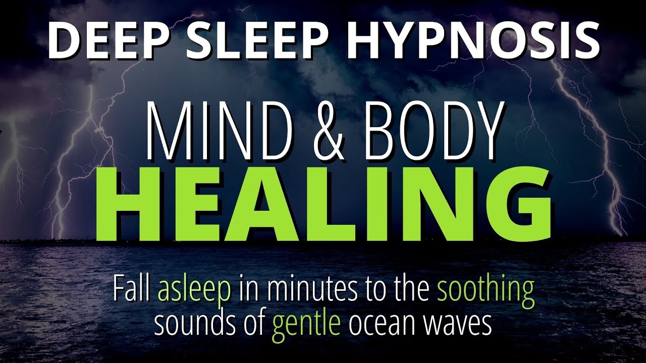 Deep Sleep Hypnosis [Strong] For Mind and Body Healing, Black Screen ...