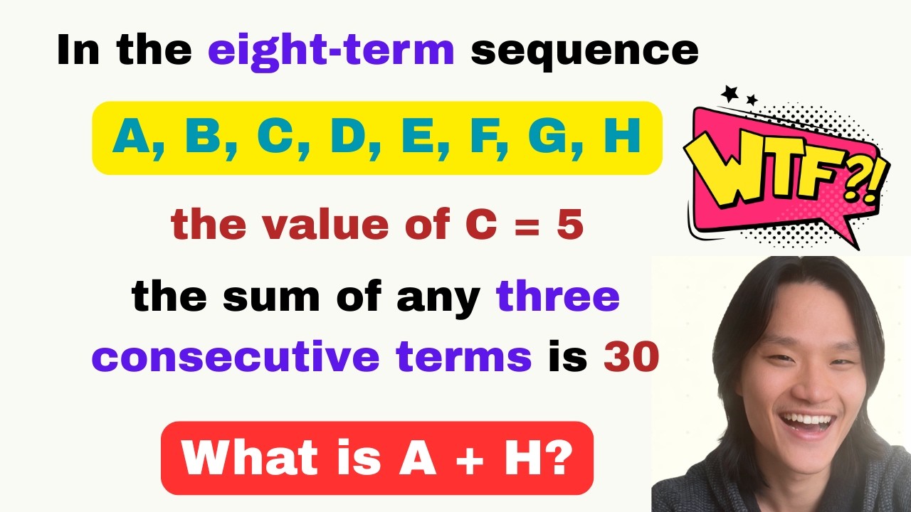 A Math Challenge About An 8 Letter Sequence?
