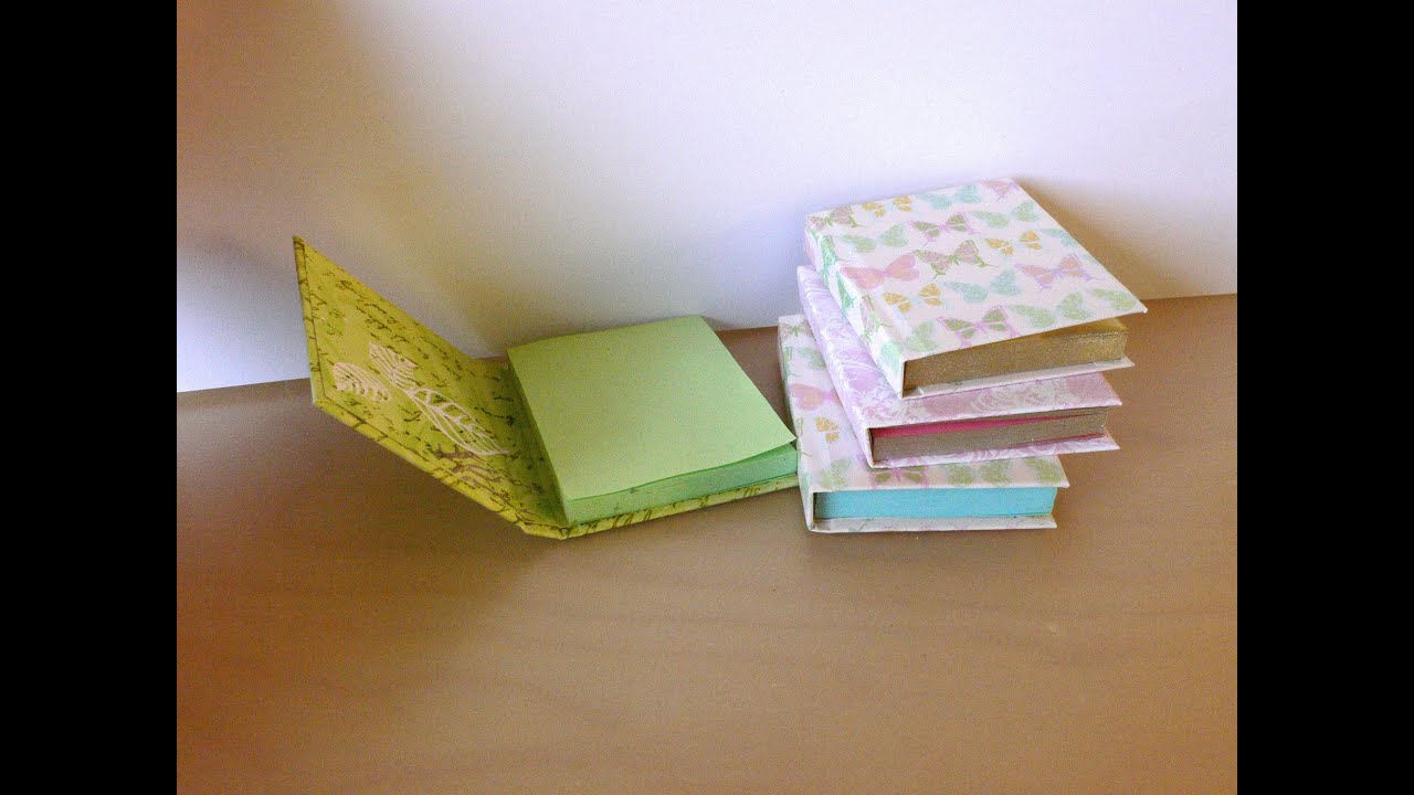 Sticky Note Books - YouTube