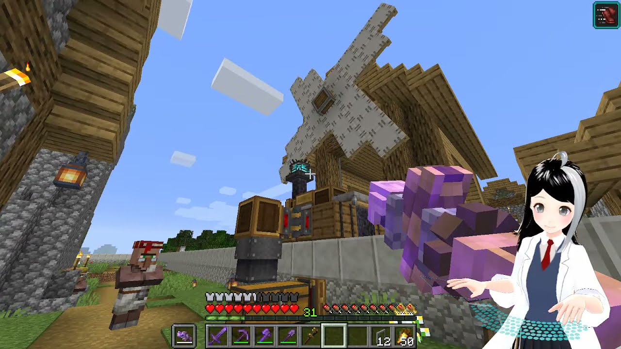 Create Mod 0.3.2 蒸汽龐克機械動力模組 1.16.5 Minecraft Survival | Flint warehouse complete 礈石貨倉完工