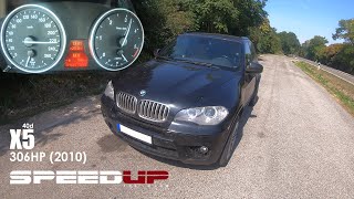 BMW X5 40D | 2010 | 306HP | 8AT | ACCELERATION &amp; TOP SPEED TEST | 0-100 | 0-200 | 100-200 | DRAGY |