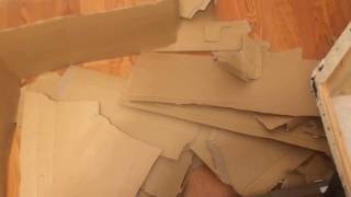 Quick fix for squeaking box springs remove cardboard