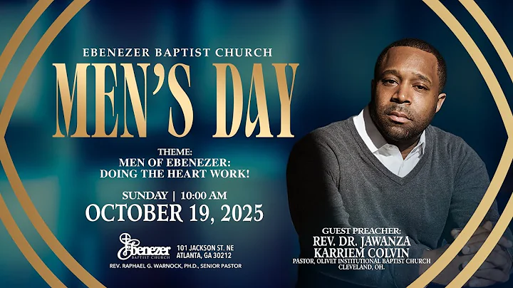 October 19, 2025 Sunday Worship Service | Ebenezer Baptist Church, Atlanta GA