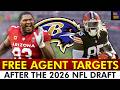Baltimore Ravens Free Agent Targets AFTER 2026 NFL Draft Ft. David Njoku &amp; Calais Campbell