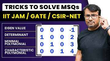 Companion matrix | Eigen values , Determinant, Diagonalizability & Minimal Polynomial by Gp sir