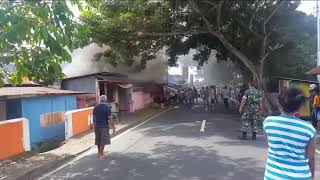 INI KRONOLOGIS, KEBAKARAN DI KELURAHAN KASTURIAN TERNATE UTARA