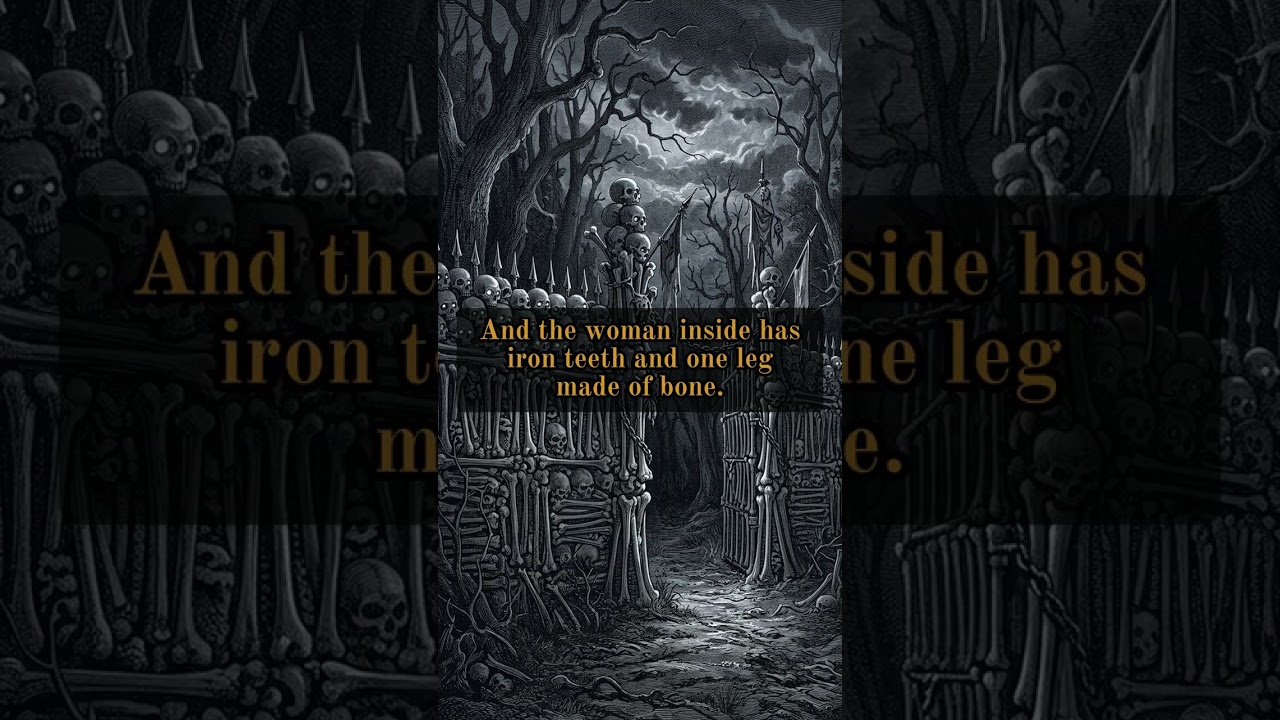 Baba Yaga's Fence Is Made of Human Bones #Shorts