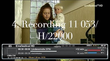 VU+ Solo 4K E01 - 8 simultaneous recording of different TP