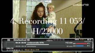 VU+ Solo 4K E01 - 8 simultaneous recording of different TP's programs