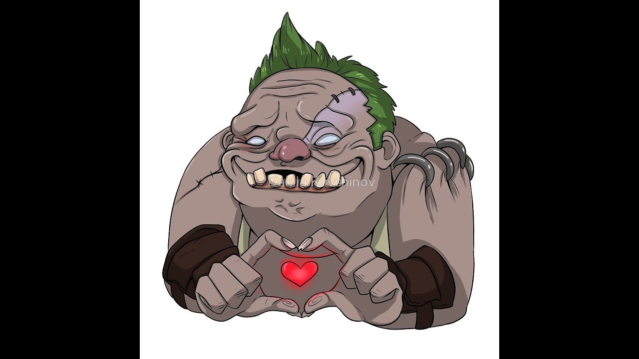 Нарисовать пуджа дота 2