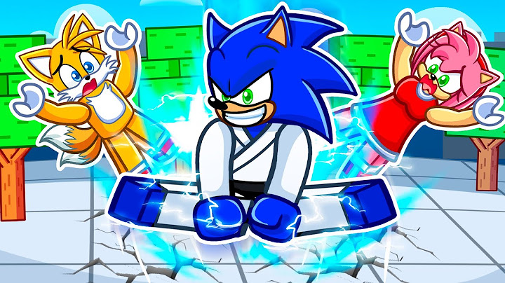 Sonic Becomes A KUNG FU LEGEND In STRONGEST BATTLEGROUNDS! (Roblox)