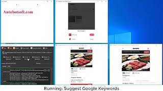 Tutorial How To Auto Create Google Recommended Keywords using KeywordSuggestion Software screenshot 2