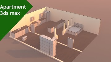 Quick Apartment modeling  - 3ds max beginner tutorial part - 1
