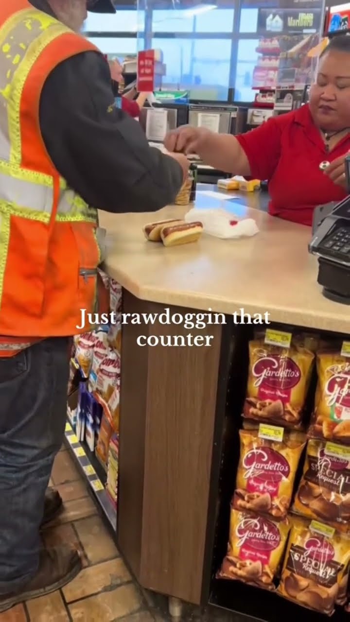 Bro really got the hotdog just raw dogging it like that playing Christian Dior