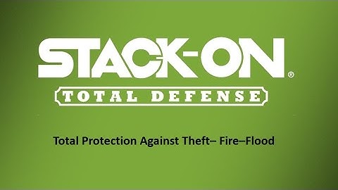 Stack-On Total Defense Fire Resistant and Waterproof Long Gun Safes
