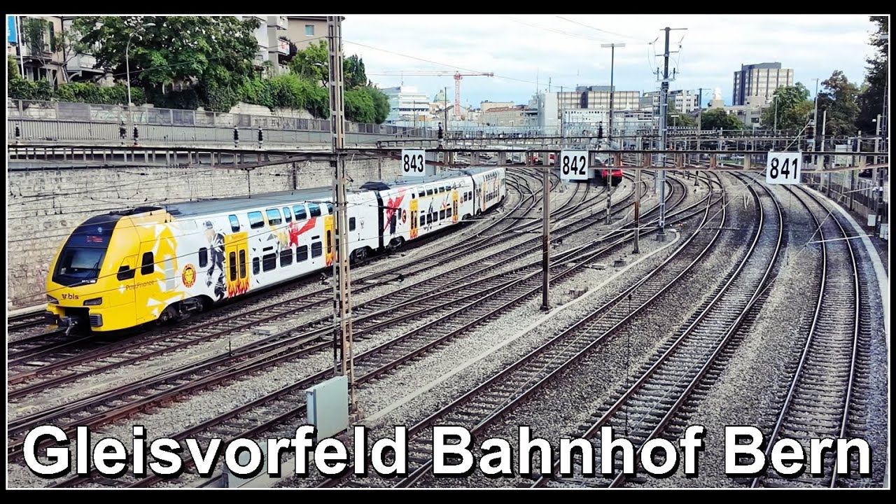 Mit dem E-Scooter zum Gleisvorfeld beim Bahnhof Bern fahren