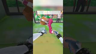Annoying the visitors as a MONKEY Ain VR #iammonkey #vr #gaming #shorts #viral