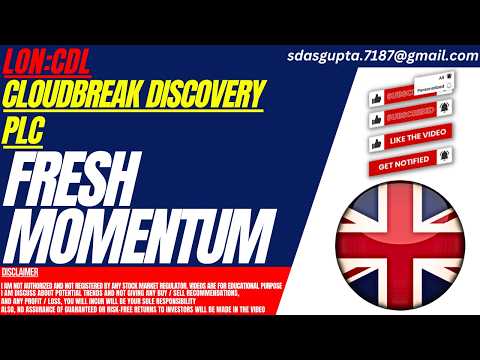 CLOUDBREAK DISCOVERY PLC SHARE : FRESH MOMENTUM | CDL STOCK