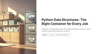 4 Computer Science 101   Data Structures in Python