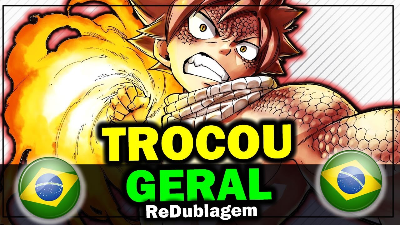 VAZOU! Trocados DUBLADORES de FAIRY TAIL na HBO MAX! REDUBLAGEM do