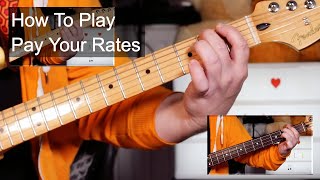 &#39;Pay Your Rates&#39; The Fall Guitar &amp; Bass Lesson