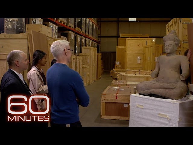 Cambodia tracking down thousands of priceless looted antiquities | 60 Minutes class=