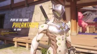 Genji solo team kill to win the game