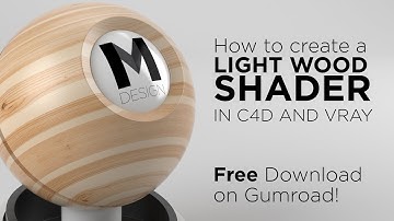 How to create a Lightwood Shader in Vray and Cinema 4d