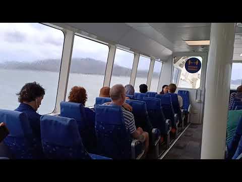 Sea sick on the Magnetic Island ferry!