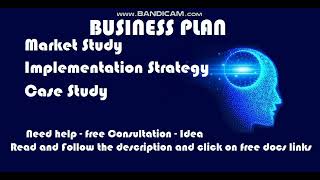 Business Plan - Market Study - Implementation strategy – Wave 1