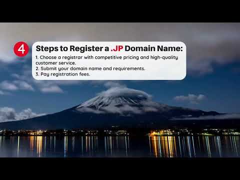 How to Register a local  JP Domain Name in Japan