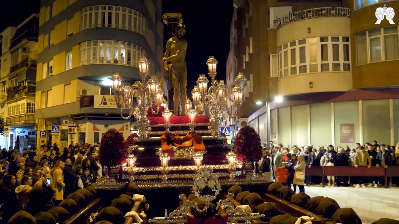 PLAZA DE REYES CATÓLICOS JUEVES SANTO DE LA SEMANA SANTA 2024 - COFRADÍA ESTUDIANTES VÉLEZ-MÁLAGA